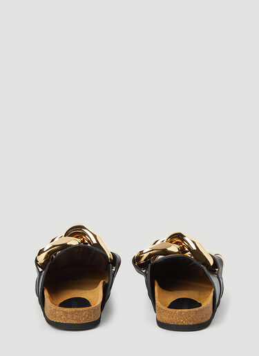 JW Anderson Chain Leather Loafers Black jwa0246015