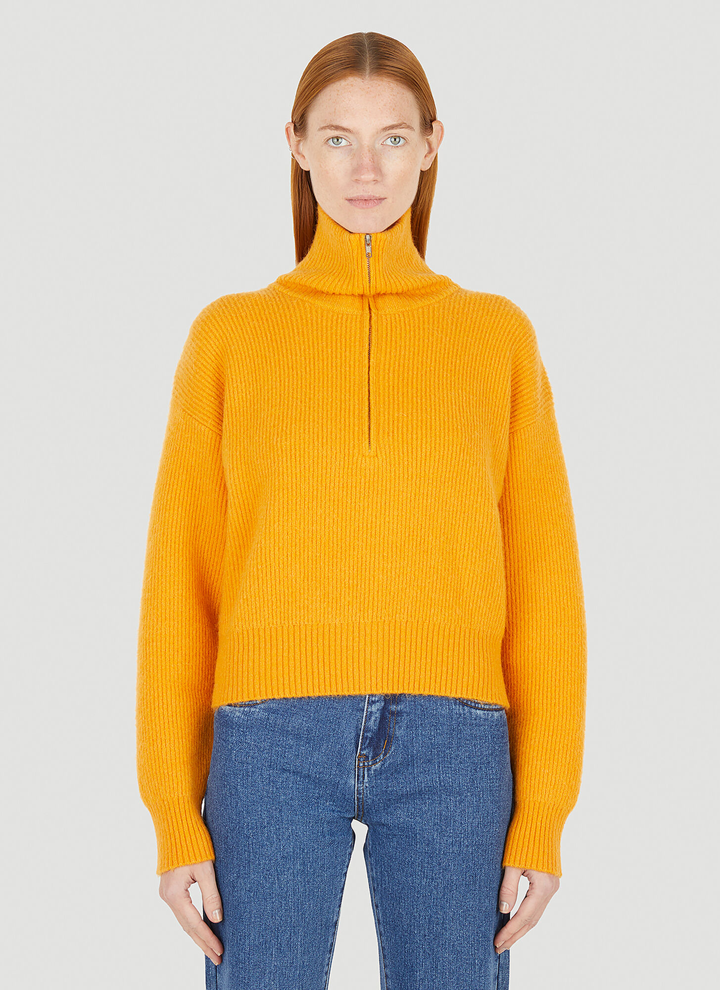 Wynn Hamlyn Walter Sweater In Orange