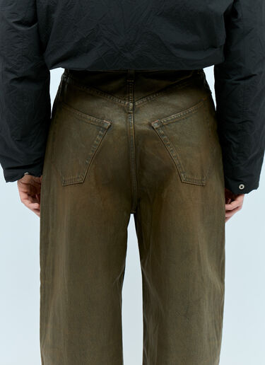 Acne Studios 슈퍼 배기 핏 진  그린 acn0354001