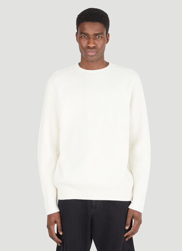 Tom Wood Crewneck Sweater White tmw0146003