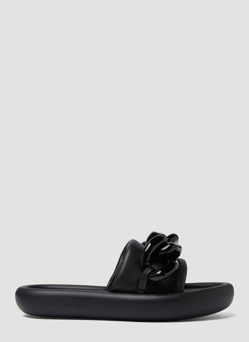 Black hotsell puffy slides