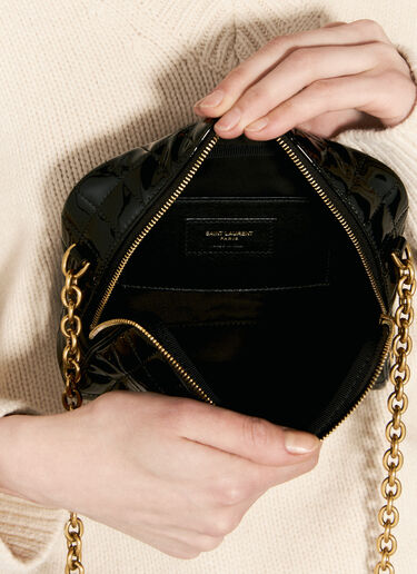 Saint Laurent 카상드르 마틀라세 카레 미니 카메라 백 블랙 sla0255111