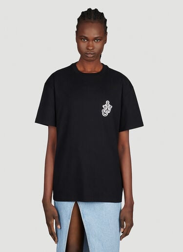 Anchor Patch T-Shirt JW Anderson Anchor Patch T-Shirt Black jwa0253009