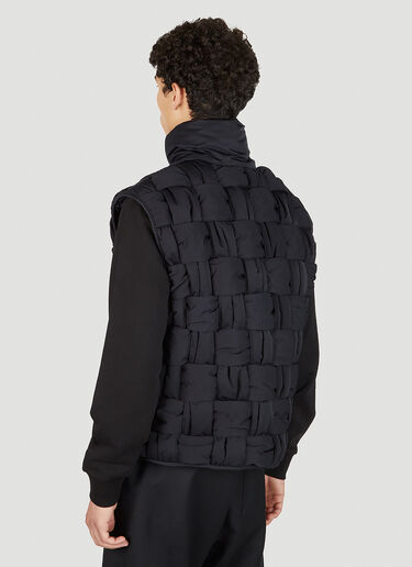 Bottega Veneta Intrecciato Sleeveless Jacket Black bov0151031