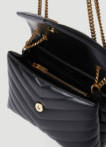Saint Laurent Loulou Small Shoulder Bag Black sla0248085