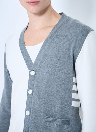 Thom Browne Fun Mix Cardigan Grey thb0159004