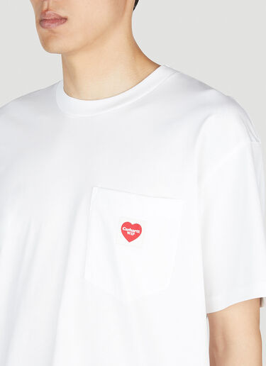 Carhartt WIP Pocket Heart T-Shirt White wip0153014