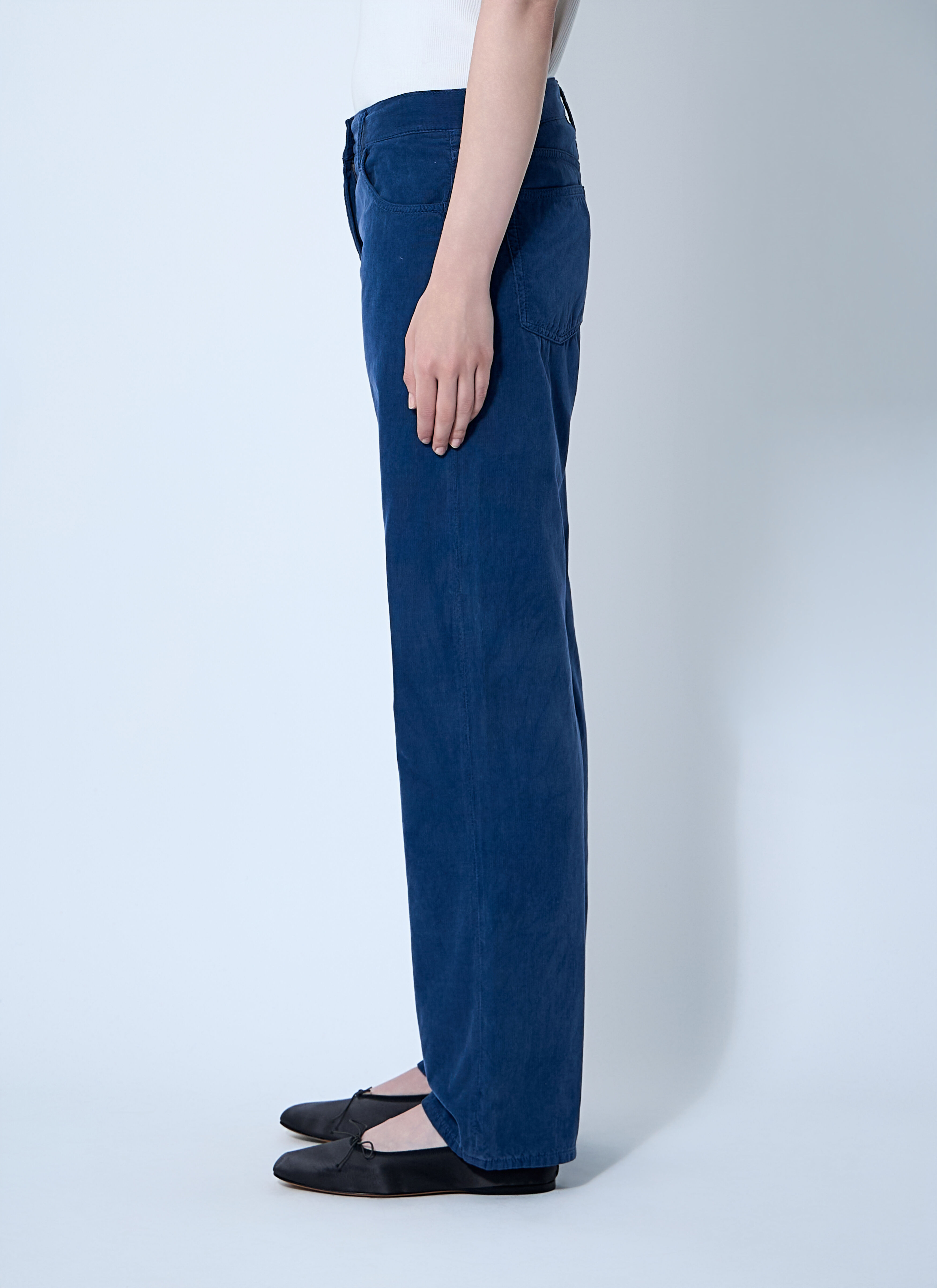 The Row Women's' Tarley Corduroy Pants in Blue | LN-CC®