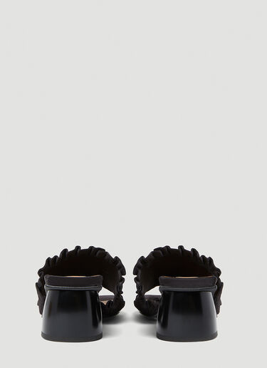 Smock Kitten Heel Mules GANNI Smock Kitten Heel Mules Black gan0253029