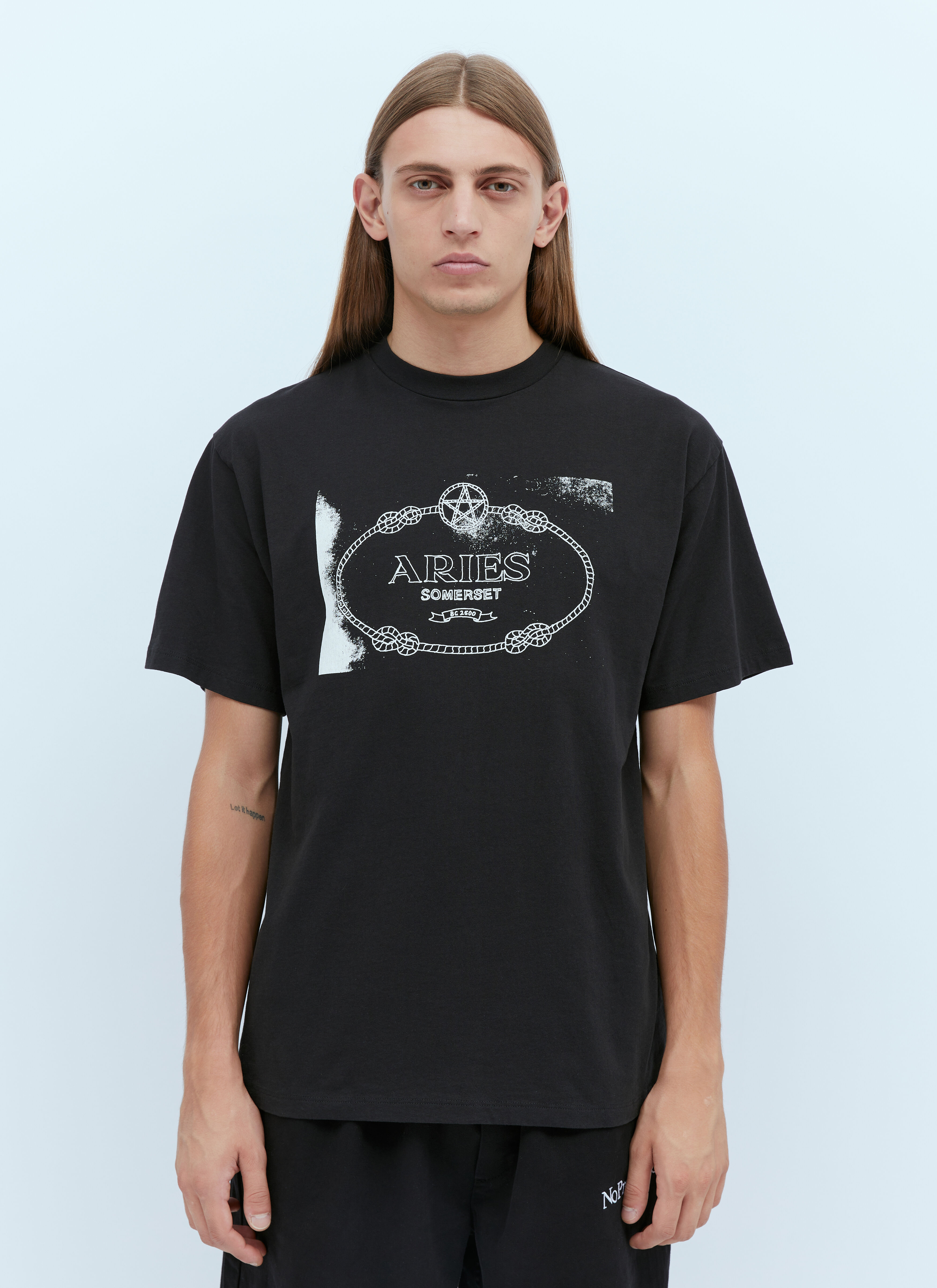 Aries Wiccan Ring T-Shirt Black ari0154009