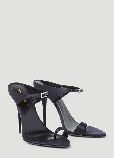 Saint Laurent Dive 高跟穆勒鞋 蓝色 sla0252038