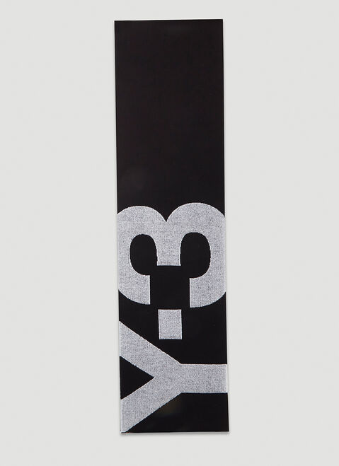 Ann Demeulemeester Logo Jacquard Scarf Purple ann0254015