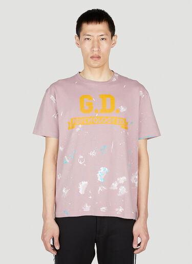 Gallery Dept. Psychology Ed Paint Splatter T-Shirt Purple gdp0150029