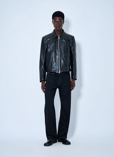 LN-CC® - Our Legacy: Mini Jacket Top Dyed - Black Our Legacy Mini Jacket Top Dyed Black our0165050