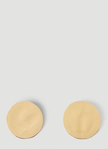 Jil Sander Chain Watch Earrings Gold jil0248011