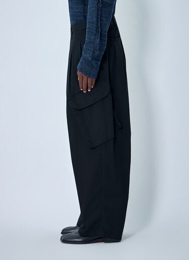 Yohji Yamamoto 12 Tucks Work Pants Black yoy0164013