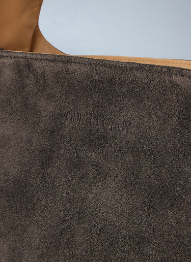 Our Legacy Grande Brick Suede Shoulder Bag Brown our0264035