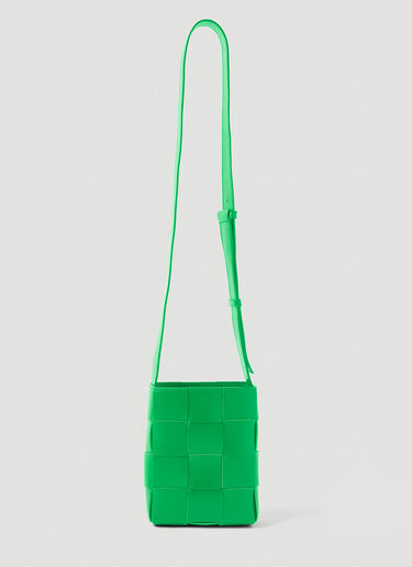 Bottega Veneta Intreccio Phone Pouch Crossbody Bag Green bov0151088