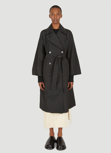 Rodebjer Gemma Double Breasted Trench Coat Black rdj0248008