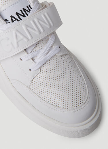 Sporty Cupsole Sneakers GANNI Sporty Cupsole Sneakers White gan0251033
