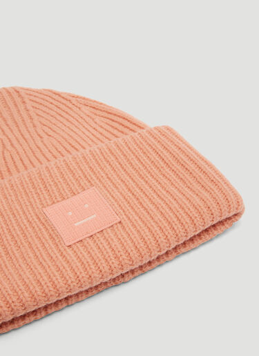 Acne Studios Pansy N Face Knit Hat Pink acn0236057