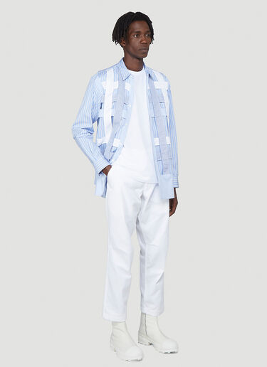 Comme des Garçons SHIRT Underarm Cut-Out T-Shirt White cdg0142014