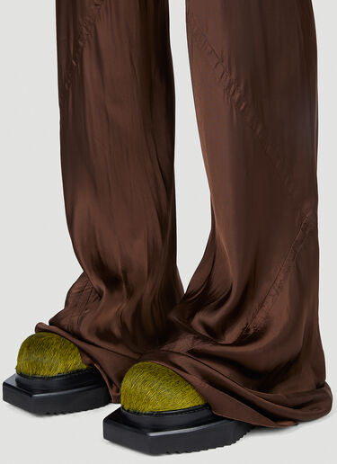 Bias Cut Satin Pants Rick Owens Bias Cut Satin Pants Brown ric0253006