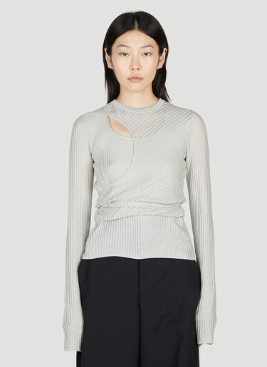 Ann Demeulemeester 이두나 탑 그레이 ann0252011