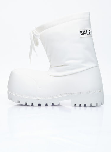 Balenciaga Alaska Low Boots White bal0255109