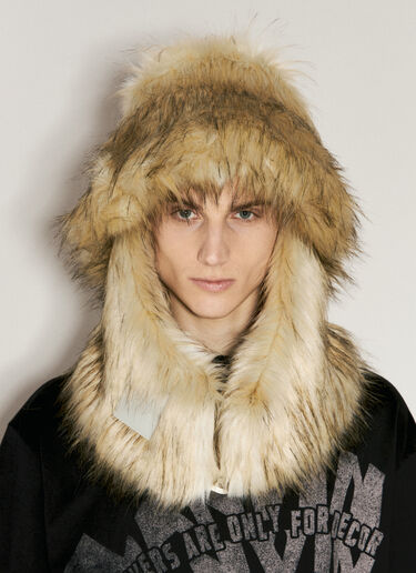 Lanvin x Future Faux Fur Fisherman Hat Beige lvf0157018