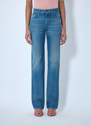 Chloé Straight-Leg Denim Jeans Blue chl0264017