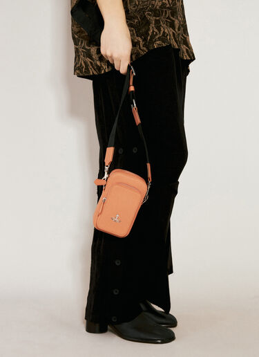 Vivienne Westwood Saffiano Phone Crossbody Bag Orange vvw0156016