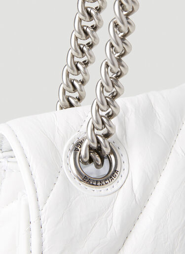크러시 체인 숄더백 Balenciaga 크러시 체인 숄더백 화이트 bal0251090