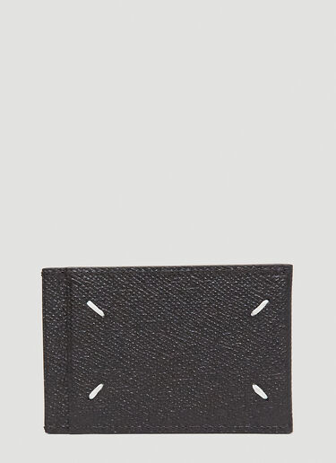 Maison Margiela Leather Card Sleeve Black mla0143057