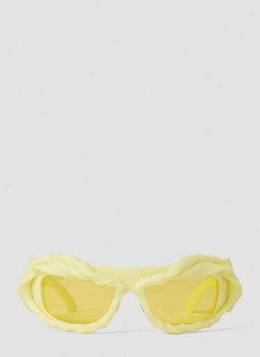 Ottolinger 扭纹太阳镜 黄色 ott0152008