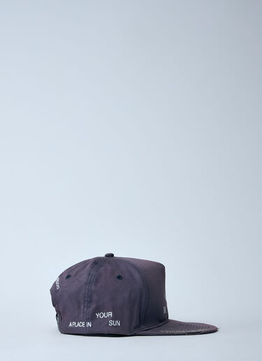 Paly Embellished Logo Motif Baseball Cap Brown pal0160013