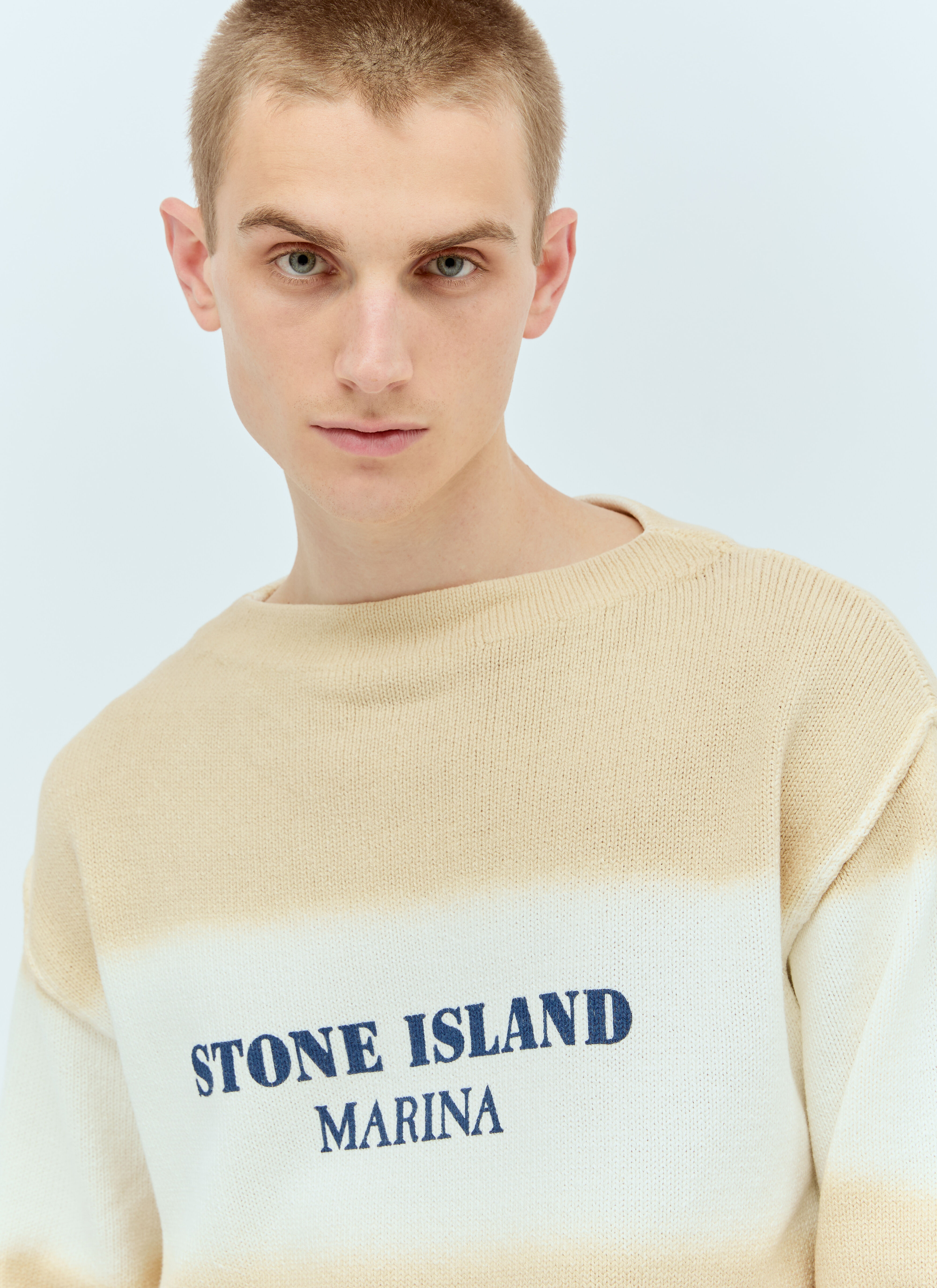 Stone island cream sweatshirt sale