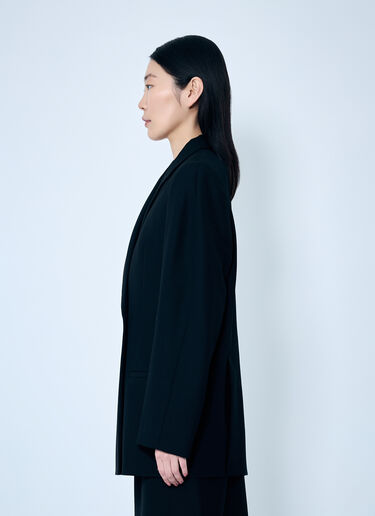 TOTEME Double-Breasted Blazer Black tot0259024