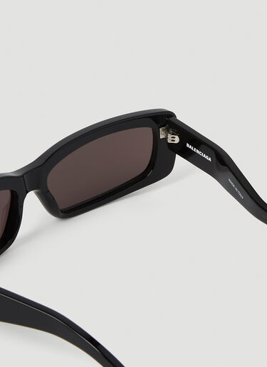 Oversized Rectangle Sunglasses Balenciaga Oversized Rectangle Sunglasses Black bal0152089