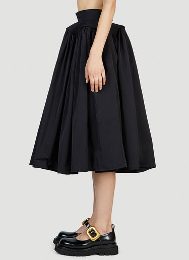 Voluminous Gathered Skirt Bottega Veneta Voluminous Gathered Skirt Black bov0251097