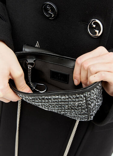 Gucci GG 슈퍼 미니 백 블랙 guc0257106