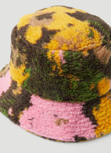 Rejina Pyo Floral Motif Bucket Hat Brown rej0250014