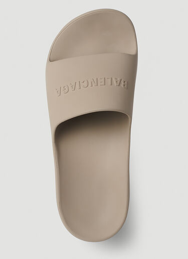 Balenciaga Chunky Platform Slides Beige bal0252068