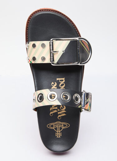 Vivienne Westwood Alex 铆钉凉鞋 黑 vvw0256033
