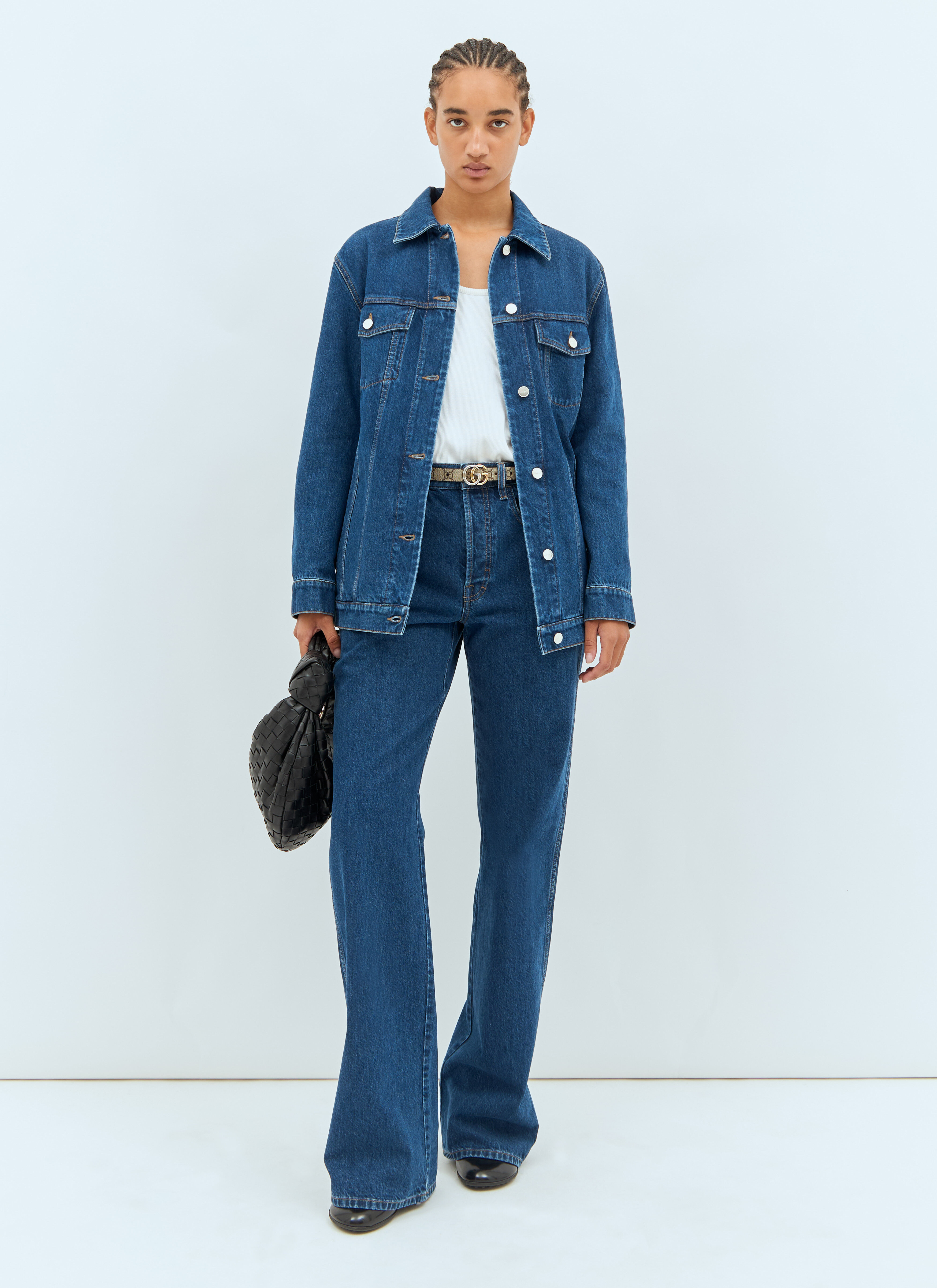 Gucci flared jeans discount