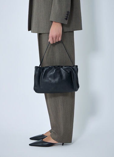 The Row Bourse XL Shoulder Bag Black row0264006