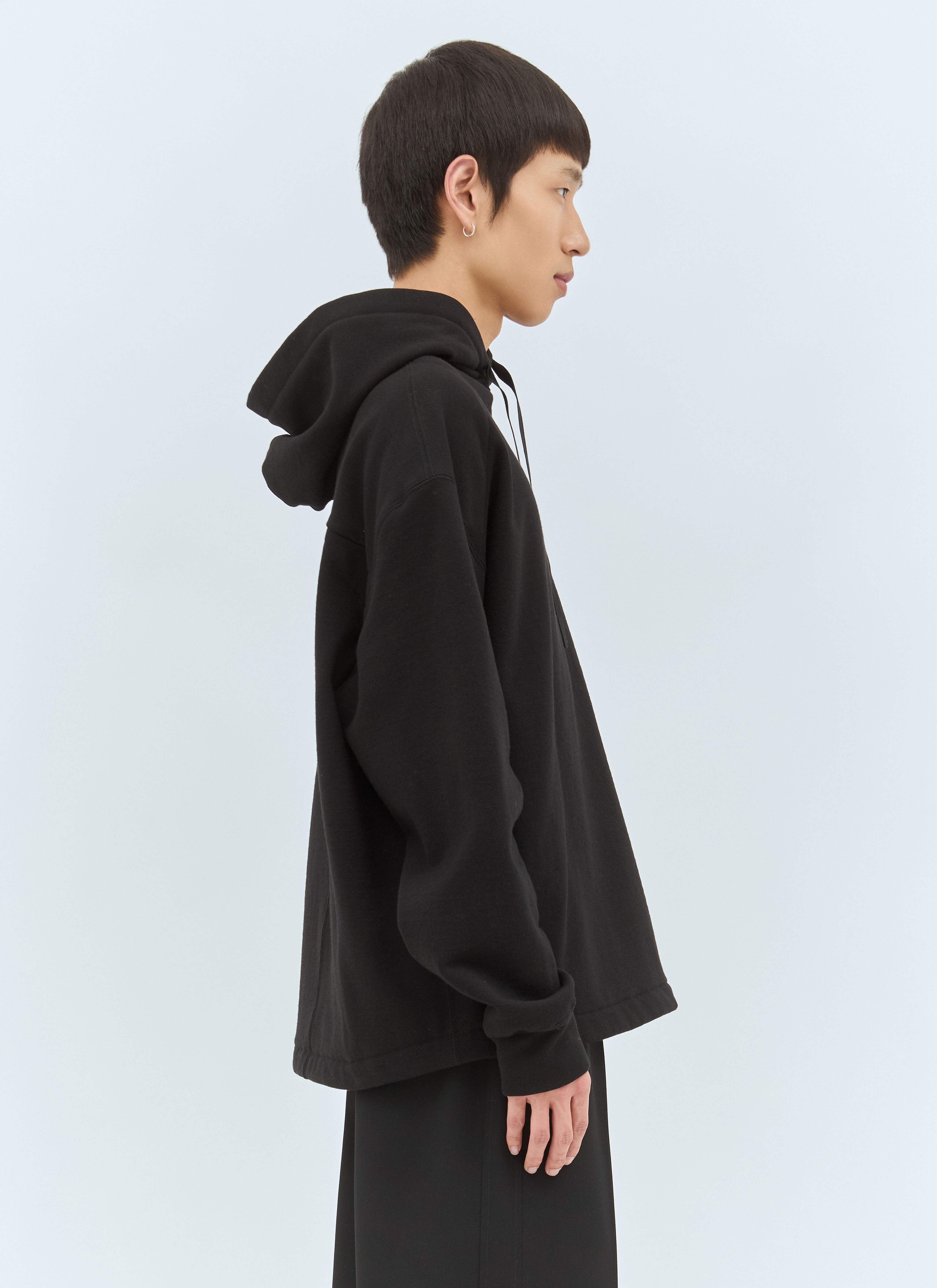 Jil Sander Men's' Hooded Sweatshirt in Black | LN-CC®