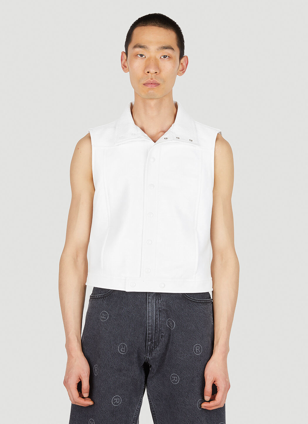 White new arrivals vinyl jacket