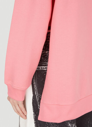Logo Print Hooded Sweatshirt Marni Logo Print Hooded Sweatshirt Pink mni0251010