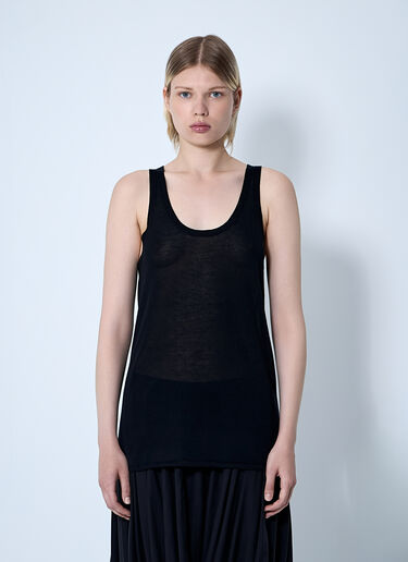TOTEME Knit Tank Top Black tot0261066